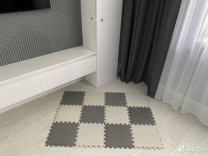 Детский игровой коврик пазл мягкий пол