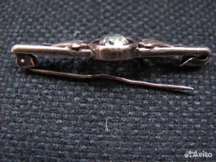 Брошь Серебро 875 голова СССР