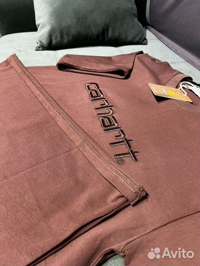 Футболка Carhartt коричневая 3XL