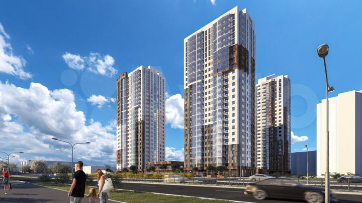2-к. квартира, 61 м², 13/25 эт.