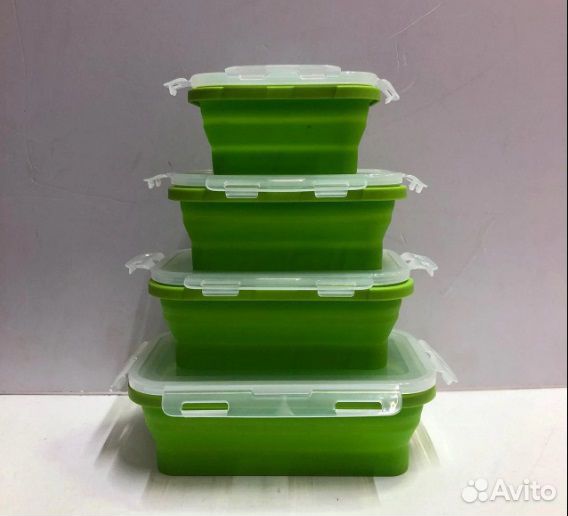 Набор складных контейнеров 4шт