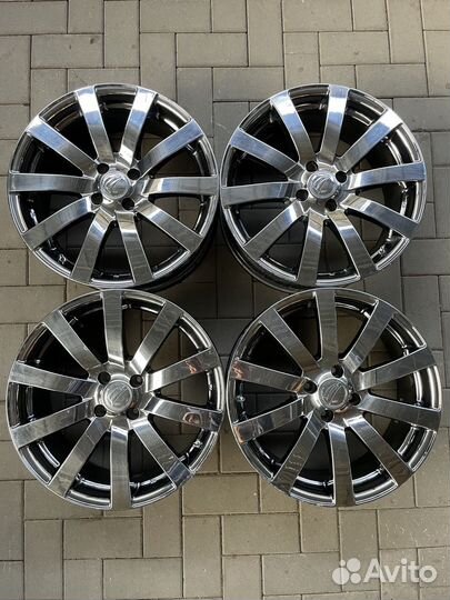 Хромированные диски R17/4/100 Bridgestone Beo