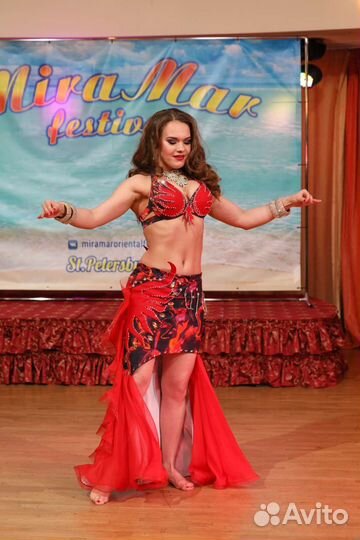 Костюм для восточного танца живота