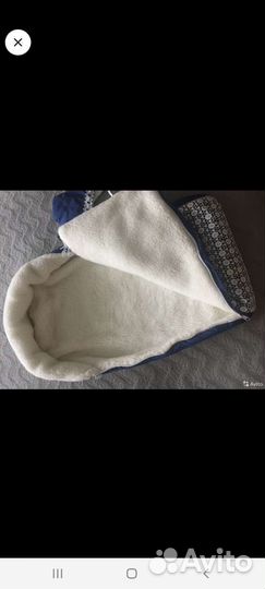 Конверт в коляску на овчине