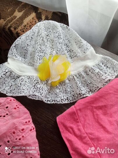 Летние панамка, косынки, повязка на голову