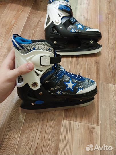 Коньки раздвижные 35-38
