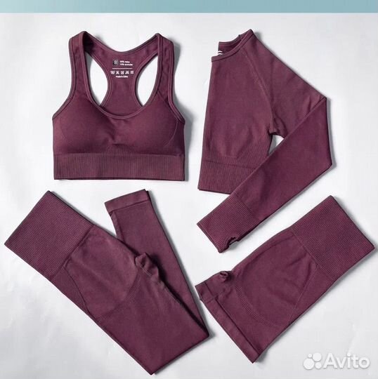 Спортивный костюм женский новый (рашгард+леггинсы)