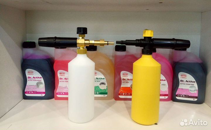 Пенная насадка для мойки Интерскол