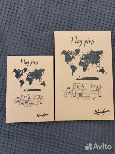 Геотеги / пины / флаги для деревянной карты мира