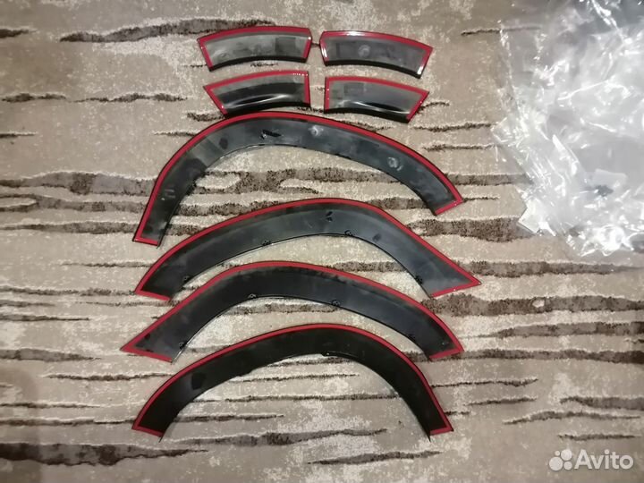 Комплект расширителей крыльев Renault Duster 2