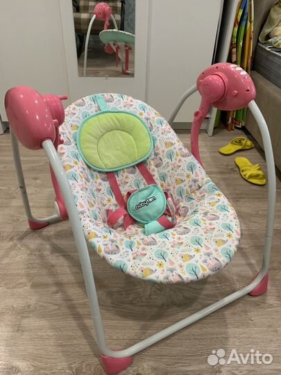 Детские электронные качели для новорожденных