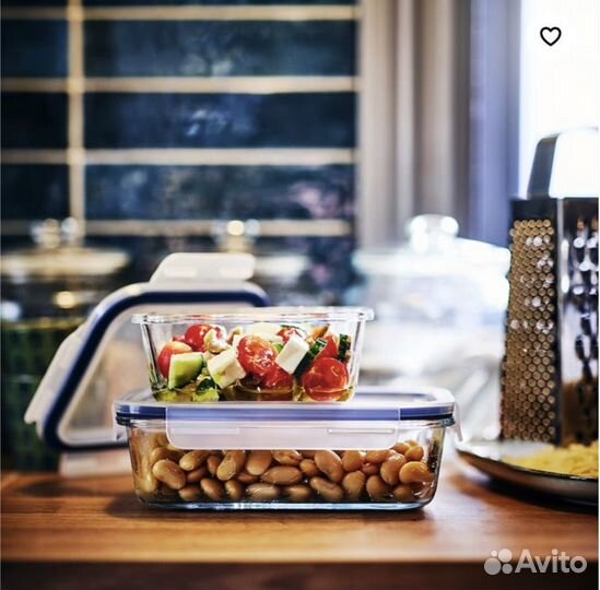 Набор контейнеров IKEA 0.75л