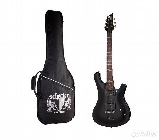Новая электрогитара с чехлом Schecter SGR 006 msbk