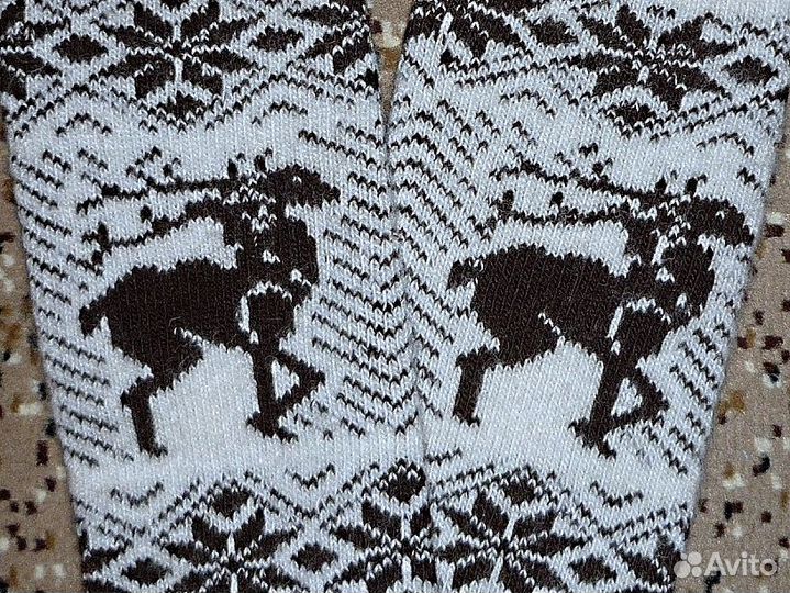 Носки гольфы. Овечья шерсть