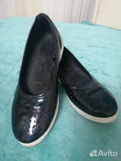 Балетки синие 37размер