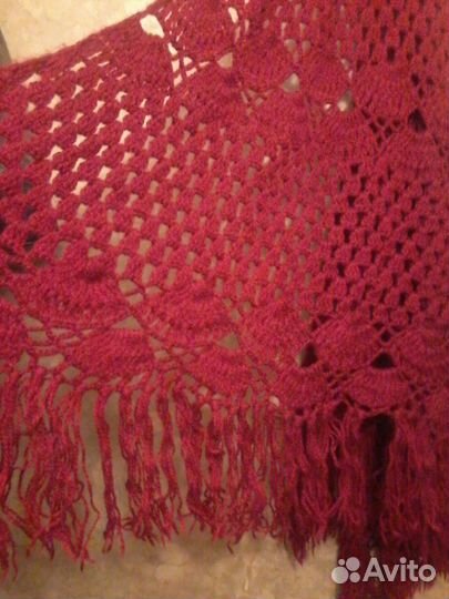 Шикарная шерстянная шаль