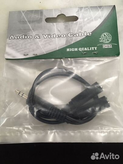 Разветвитель аудио 2xJack 3,5 - Jack 3,5