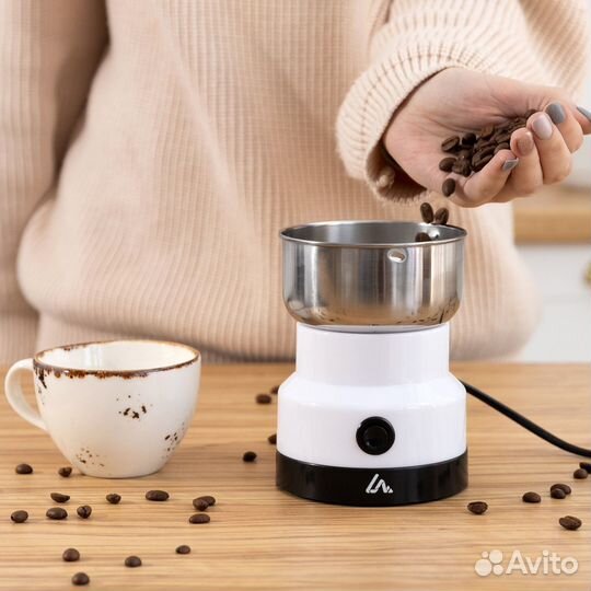 Кофемолка электрическая Luazon LCG-01 120Вт, 85г
