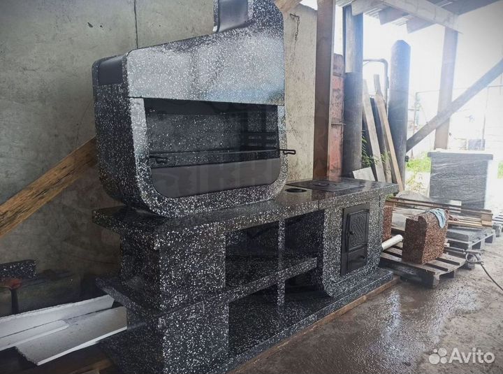 Мангальная зона барбекю премиум