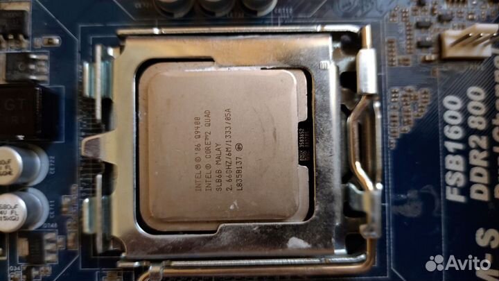 Комплект Intel Core 2 Quad 9400, G31M-S, 4 Гб DDR2