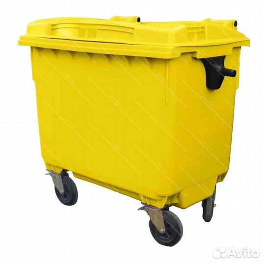 Мусорный пластиковый бак 660л П-4908