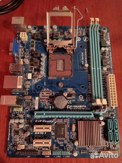 Плата gigabyte H61M-DS2 DDR3