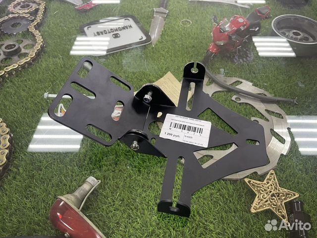 Складная рамка номера мотоцикла крепеж номера крон