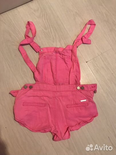 Комбинезон-шорты женский джинсовый на лето