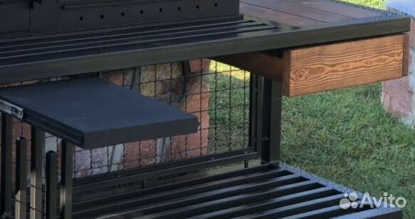 Мангал барбекю с крышей