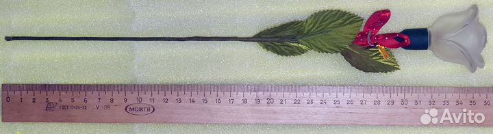 Цветок роза на стебле духи СССР