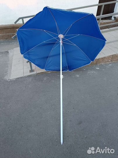 Пляжный зонт 180см синий