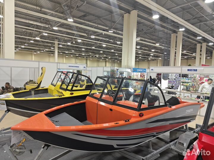 Алюминиевая моторная лодка Триера 420 New 2025