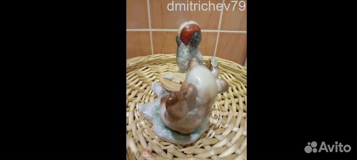 Чернильница, статуэтка Медведи сладкоежки лфз