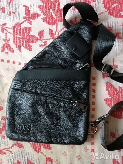 Сумка(муж. Нат. Кожа. 4кармана +внутр.)