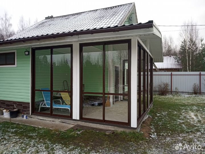 Остекление и утепление веранд и террас