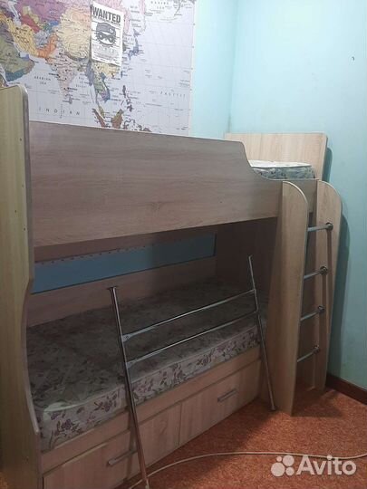 Детская кровать двухярусная