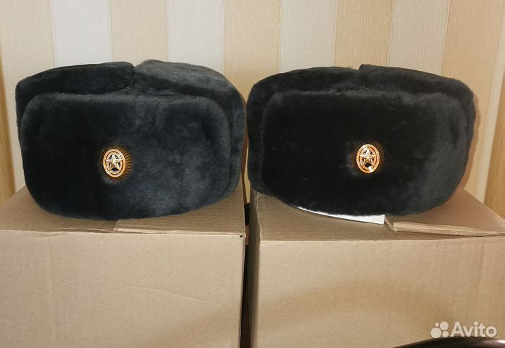 Шапка ушанка мужская натуральная