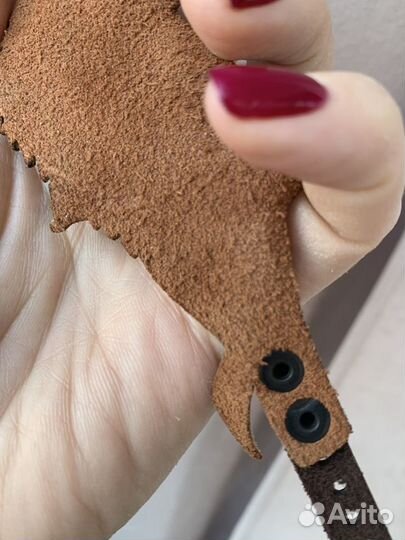 Кожаный мужской браслет-стилизация дракона