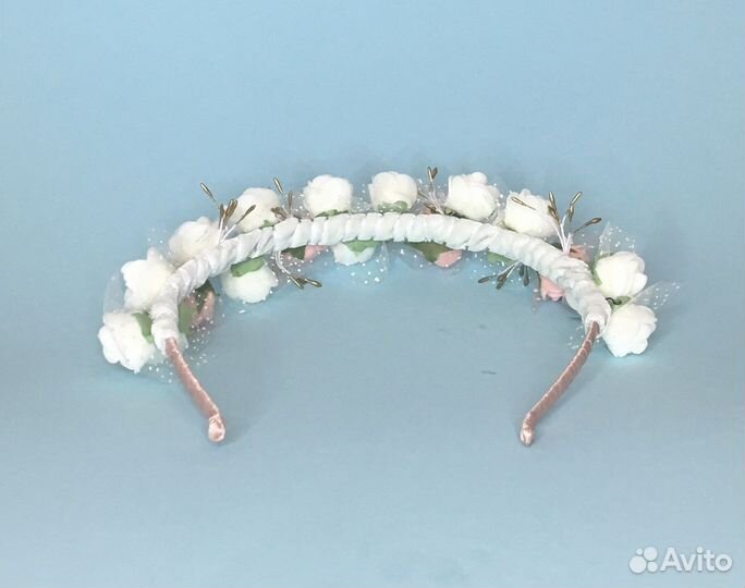 Ободок для волос ручной работы