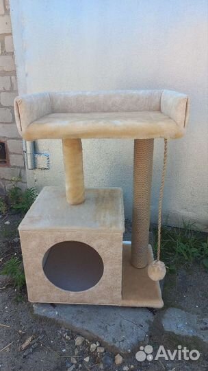 Домик для кошки с когтеточкой