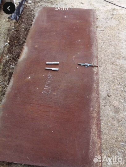 Дверь металлическая без рамы