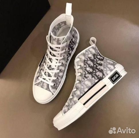 Кроссовки Dior B23 High Top Monogram Oblique