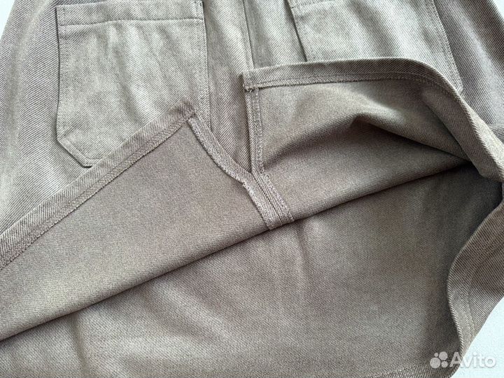 Юбка женская 44 46 коричневая