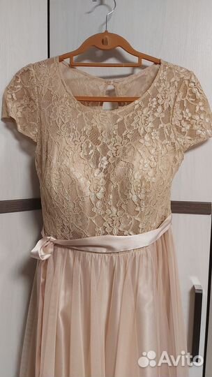 Вечернее длинное платье размер 52