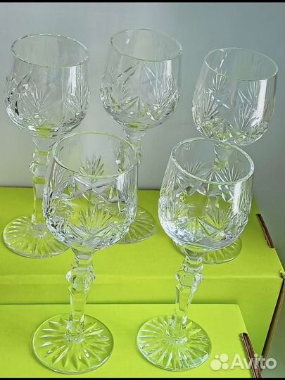 Рюмки хрустальные, СССР