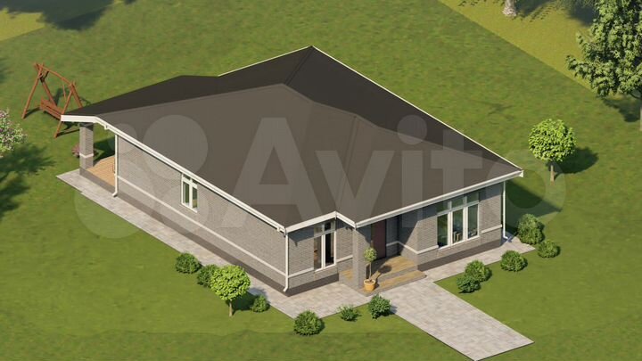 Дом 94,3 м² на участке 3 сот.