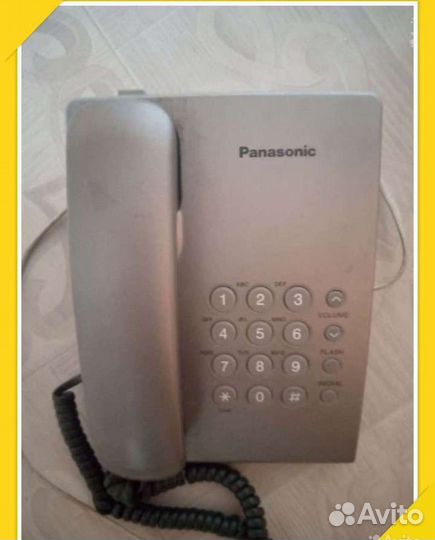 Телефон кнопочный стационарный Panasonic