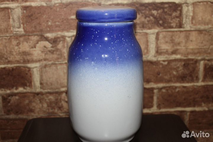 Посуда. Винтажная банка с крышкой-ссср