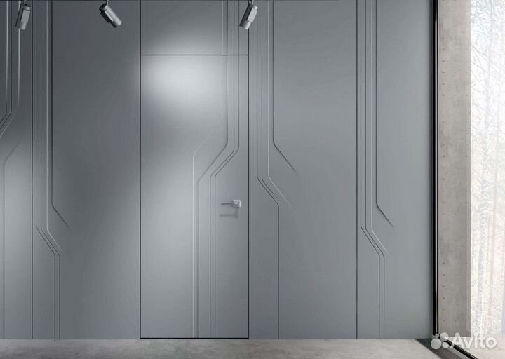 Двери скрытые межкомнатные под отделку