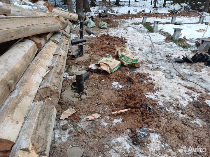 Винтовой фундамент под ключ